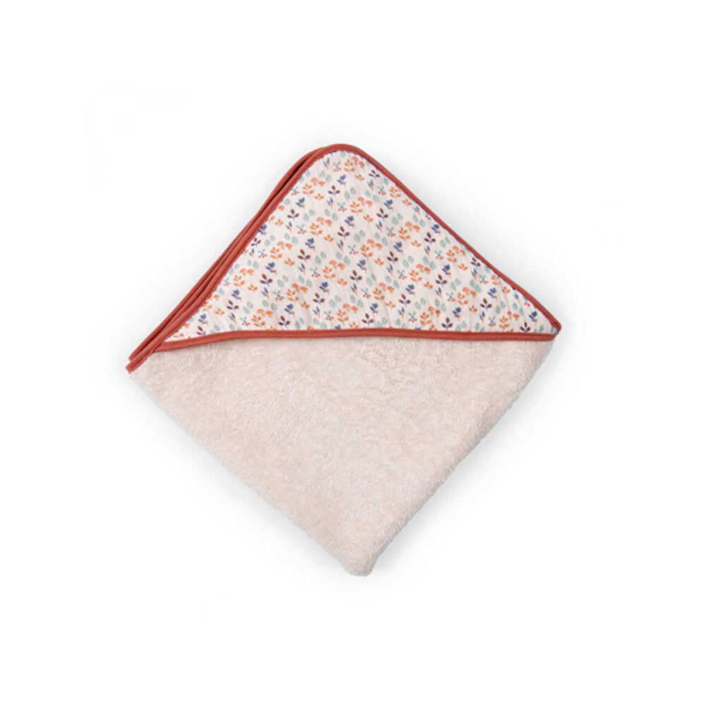 TOALLA DE BAÑO DE ALGODÓN CON CAPUCHA 80 X 80 CM COLECCIÓN POMME DES BOIS