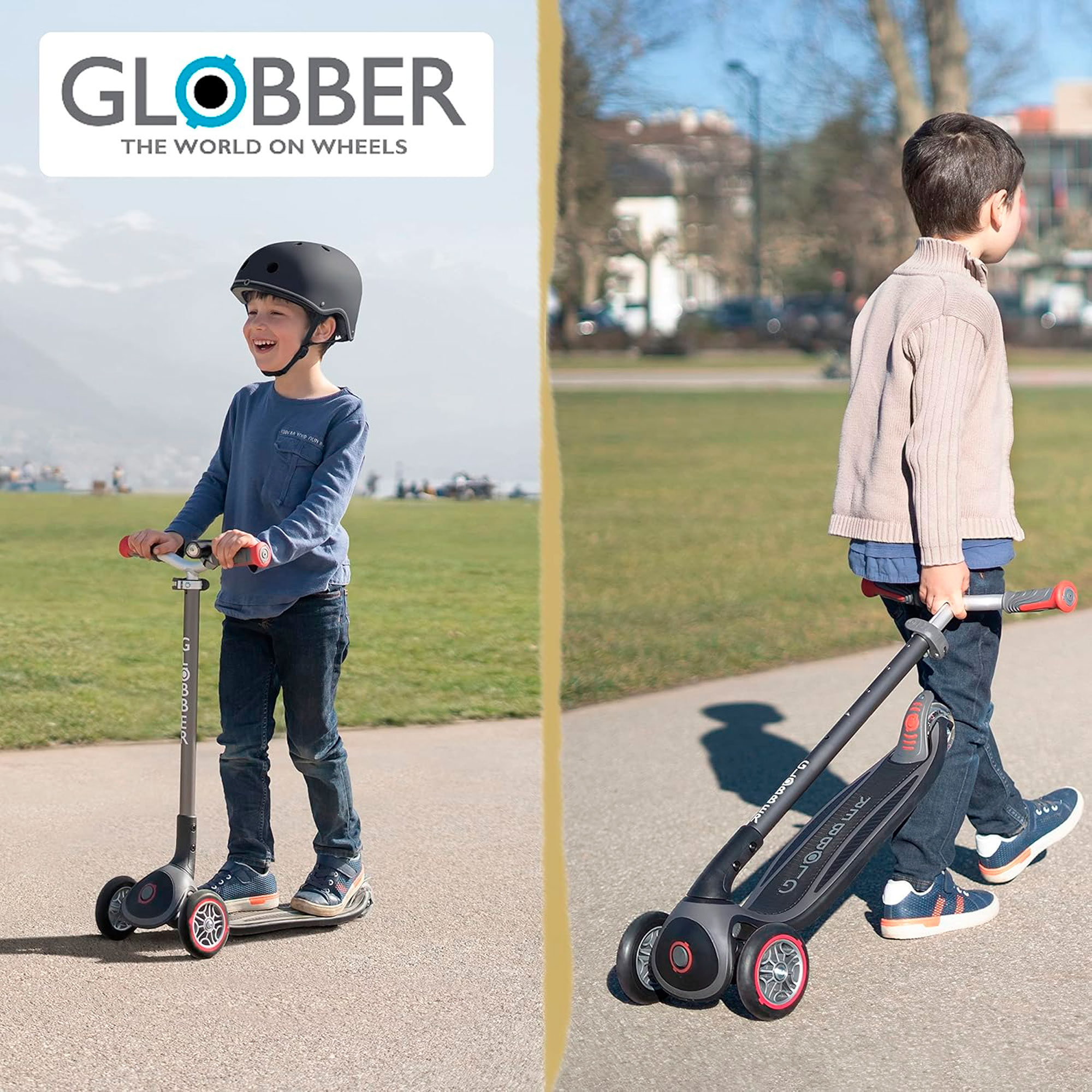 SCOOTER MODELO MASTER PRIME PARA NIÑOS DE 4 AÑOS A MÁS GLOBBER